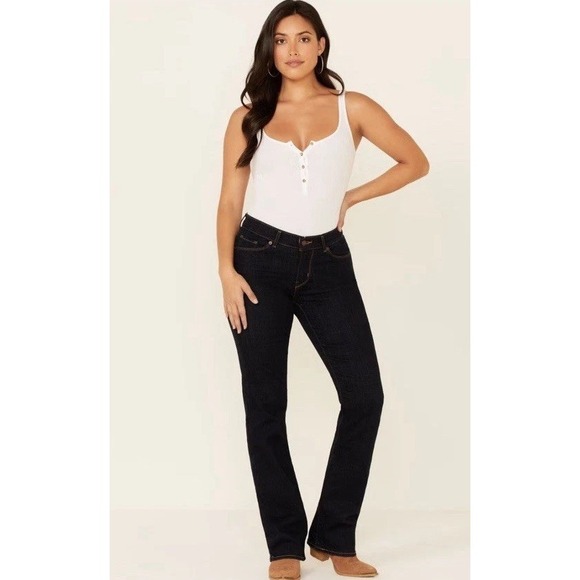 Levi's Denim - Levi's Classic Bootcut Dark Wash Jeans Mid Rise Women's Size 18W